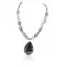 Certified Authentic Navajo .925 Sterling Silver Natural Amethyst Turquoise Agate Native American Necklace 390754340342