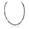 Navajo .925 Sterling Silver Turquoise Amethyst Necklace 15780-12