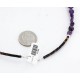 Navajo .925 Sterling Silver Turquoise Amethyst Necklace 15780-12 Navajo .925 Sterling Silver Turquoise Amethyst Necklace 15780-12