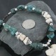 Certified Authentic Navajo .925 Sterling Silver Natural and WHITE Turquoise Native American Necklace 390670249608