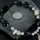 Certified Authentic Navajo .925 Sterling Silver Natural and WHITE Turquoise Onyx Native American Necklace 15432-8