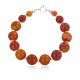 Certified Authentic Navajo .925 Sterling Silver Natural Carnelian Native American Bracelet 12742-205