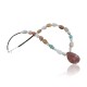 Certified Authentic Navajo .925 Sterling Silver Natural Carnelian Turquoise Jasper Native American Necklace 15765-10