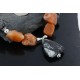 Certified Authentic Navajo .925 Sterling Silver Natural Carnelian Turquoise Jasper Native American Necklace 15768-10 Certified Authentic Navajo .925 Sterling Silver Natural Carnelian Turquoise Jasper Native American Necklace 15768-10