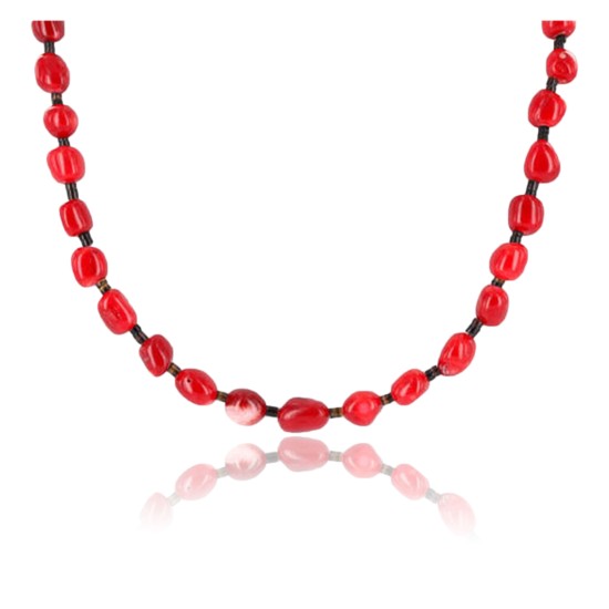 Certified Authentic Navajo .925 Sterling Silver Natural Coral and Heishi Native American Necklace 390834827025 Certified Authentic Navajo .925 Sterling Silver Natural Coral and Heishi Native American Necklace 390834827025