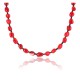 Certified Authentic Navajo .925 Sterling Silver Natural Coral and Heishi Native American Necklace 390834827025