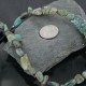 Certified Authentic Navajo .925 Sterling Silver Natural Cripple CREEK Turquoise Native American Necklace 370907899248