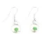 Certified Authentic Navajo .925 Sterling Silver Natural Gaspeite Native American Dangle Earrings 27226-3