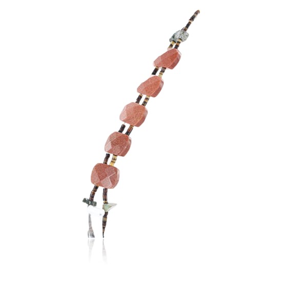 Certified Authentic Navajo .925 Sterling Silver Natural GoldStone and Turquoise Native American Bracelet 370999011306 Certified Authentic Navajo .925 Sterling Silver Natural GoldStone and Turquoise Native American Bracelet 370999011306