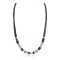 Certified Authentic Navajo .925 Sterling Silver Natural Graduated Heishi and Graduated Melon Shell Native American Necklace  15132-21