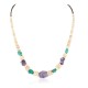 Certified Authentic Navajo .925 Sterling Silver Natural Graduated Melon Shell Turquoise Amethyst Native American Necklace 16078 Certified Authentic Navajo .925 Sterling Silver Natural Graduated Melon Shell Turquoise Amethyst Native American Necklace 16078