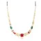 Certified Authentic Navajo .925 Sterling Silver Natural Graduated Melon Shell Turquoise Coral Native American Necklace 16080-3