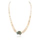 Certified Authentic Navajo .925 Sterling Silver Natural Graduated Melon Shell Turquoise Native American Necklace 7501013-2 Certified Authentic Navajo .925 Sterling Silver Natural Graduated Melon Shell Turquoise Native American Necklace 7501013-2