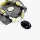 Navajo .925 Sterling Silver Natural Green Agate Black Onyx Native American Necklace 15799-11 Navajo .925 Sterling Silver Natural Green Agate Black Onyx Native American Necklace 15799-11