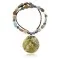 Certified Authentic Navajo .925 Sterling Silver Natural Hematite Turquoise Jasper Native American Necklace 390841452439