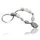 Certified Authentic Navajo .925 Sterling Silver Natural Jasper Agate Turquoise Native American Necklace 15465-50 Certified Authentic Navajo .925 Sterling Silver Natural Jasper Agate Turquoise Native American Necklace 15465-50