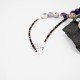 Certified Authentic Navajo .925 Sterling Silver Natural Jasper Amethyst Turquoise Native American Necklace 15265-12