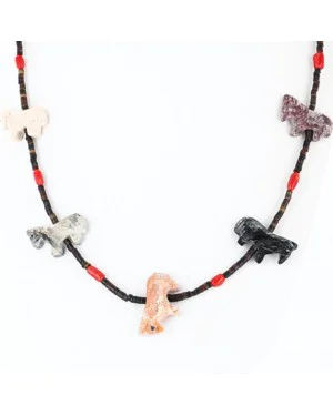 Certified Authentic Navajo .925 Sterling Silver Natural Jasper and Coral Native American Necklace 370996869002 Certified Authentic Navajo .925 Sterling Silver Natural Jasper and Coral Native American Necklace 370996869002