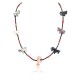 Certified Authentic Navajo .925 Sterling Silver Natural Jasper and Coral Native American Necklace 370996869002