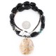 Certified Authentic Navajo .925 Sterling Silver Natural Jasper Black Onyx Hematite Native American Necklace 750114-3 Certified Authentic Navajo .925 Sterling Silver Natural Jasper Black Onyx Hematite Native American Necklace 750114-3