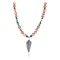 Certified Authentic Navajo .925 Sterling Silver Natural Jasper Hematite Native American Necklace 390816436458