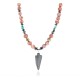 Certified Authentic Navajo .925 Sterling Silver Natural Jasper Hematite Native American Necklace 390816436458