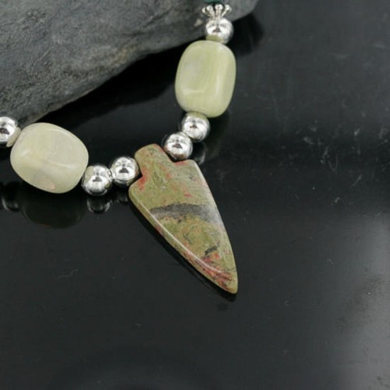 Certified Authentic Navajo .925 Sterling Silver Natural Jasper Turquoise Native American Necklace 390683528238 Certified Authentic Navajo .925 Sterling Silver Natural Jasper Turquoise Native American Necklace 390683528238