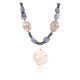 Navajo .925 Sterling Silver Turquoise Jasper Lapis Necklace 15897-12