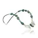 Certified Authentic Navajo .925 Sterling Silver Natural Mother of Pearl Turquosie Native American Necklace 370919398945