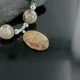 Certified Authentic Navajo .925 Sterling Silver Natural Mother Of Peral and Jasper Native American Necklace 15383-23 Certified Authentic Navajo .925 Sterling Silver Natural Mother Of Peral and Jasper Native American Necklace 15383-23