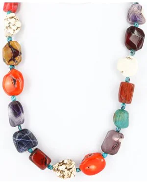 Certified Authentic Navajo .925 Sterling Silver Natural MULTICOLOR TURQUOISE Native American Necklace 371022000797 Certified Authentic Navajo .925 Sterling Silver Natural MULTICOLOR TURQUOISE Native American Necklace 371022000797