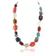 Certified Authentic Navajo .925 Sterling Silver Natural MULTICOLOR TURQUOISE Native American Necklace 371022000797