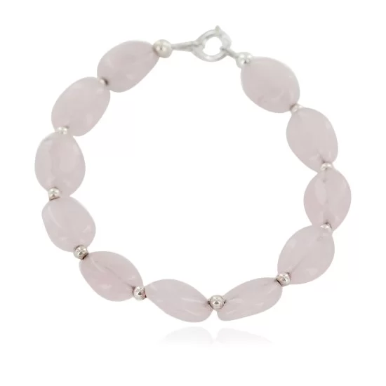 Certified Authentic Navajo .925 Sterling Silver Natural Native American Pink Quartz Bracelet 12742-206 Certified Authentic Navajo .925 Sterling Silver Natural Native American Pink Quartz Bracelet 12742-206