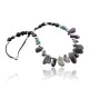Certified Authentic Navajo .925 Sterling Silver Natural Onyx Amethyst Turquoise Native American Necklace 390734637557 Certified Authentic Navajo .925 Sterling Silver Natural Onyx Amethyst Turquoise Native American Necklace 390734637557