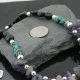 Certified Authentic Navajo .925 Sterling Silver Natural Onyx Amethyst Turquoise Native American Necklace 390734637557 Certified Authentic Navajo .925 Sterling Silver Natural Onyx Amethyst Turquoise Native American Necklace 390734637557