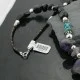 Certified Authentic Navajo .925 Sterling Silver Natural Onyx Amethyst Turquoise Native American Necklace 390734637557 Certified Authentic Navajo .925 Sterling Silver Natural Onyx Amethyst Turquoise Native American Necklace 390734637557