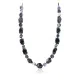 Certified Authentic Navajo .925 Sterling Silver Natural Onyx Lapis Turquoise Native American Necklace 390765692882 Certified Authentic Navajo .925 Sterling Silver Natural Onyx Lapis Turquoise Native American Necklace 390765692882