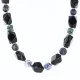 Certified Authentic Navajo .925 Sterling Silver Natural Onyx Lapis Turquoise Native American Necklace 390765692882 Certified Authentic Navajo .925 Sterling Silver Natural Onyx Lapis Turquoise Native American Necklace 390765692882