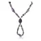 Certified Authentic Navajo .925 Sterling Silver Natural PURPLE AGATE AMETHYST TURQUOISE AND HEMATITE Native American Necklace 16001 Certified Authentic Navajo .925 Sterling Silver Natural PURPLE AGATE AMETHYST TURQUOISE AND HEMATITE Native American Necklace 16001
