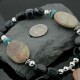 Certified Authentic Navajo .925 Sterling Silver Natural Quartz Turquoise Jasper Native American Necklace 15548-4