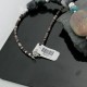 Certified Authentic Navajo .925 Sterling Silver Natural Quartz Turquoise Jasper Native American Necklace 15548-4