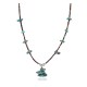 Certified Authentic Navajo .925 Sterling Silver Natural Spiderweb Turquoise Heishi Native American Necklace 15205-2 Certified Authentic Navajo .925 Sterling Silver Natural Spiderweb Turquoise Heishi Native American Necklace 15205-2
