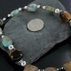 Certified Authentic Navajo .925 Sterling Silver Natural Tigers Eye and Turquoise Native American Necklace 15432-23