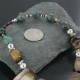 Certified Authentic Navajo .925 Sterling Silver Natural Tigers Eye and Turquoise Native American Necklace 390679736356