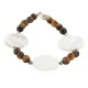 Certified Authentic Navajo .925 Sterling Silver Natural Tigers Eye Mother of Pearl Native American Bracelet 13038-18 Certified Authentic Navajo .925 Sterling Silver Natural Tigers Eye Mother of Pearl Native American Bracelet 13038-18