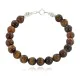 Certified Authentic Navajo .925 Sterling Silver Natural Tigers Eye Native American Bracelet 12907-1 Certified Authentic Navajo .925 Sterling Silver Natural Tigers Eye Native American Bracelet 12907-1