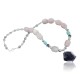 Certified Authentic Navajo .925 Sterling Silver Natural Turquoise Agate Amethyst Native American Necklace 390675692060 Certified Authentic Navajo .925 Sterling Silver Natural Turquoise Agate Amethyst Native American Necklace 390675692060