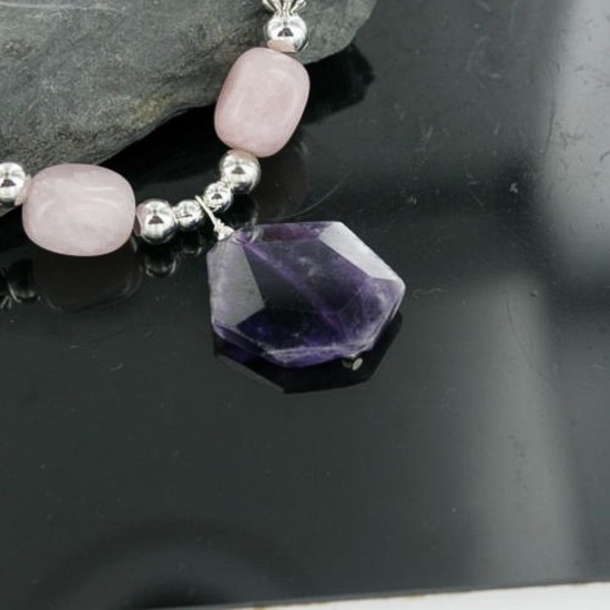 Certified Authentic Navajo .925 Sterling Silver Natural Turquoise Agate Amethyst Native American Necklace 390675692060 Certified Authentic Navajo .925 Sterling Silver Natural Turquoise Agate Amethyst Native American Necklace 390675692060