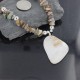 Certified Authentic Navajo .925 Sterling Silver Natural Turquoise Agate Native American Necklace 15151-29-0