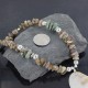 Certified Authentic Navajo .925 Sterling Silver Natural Turquoise Agate Native American Necklace 15151-29-0